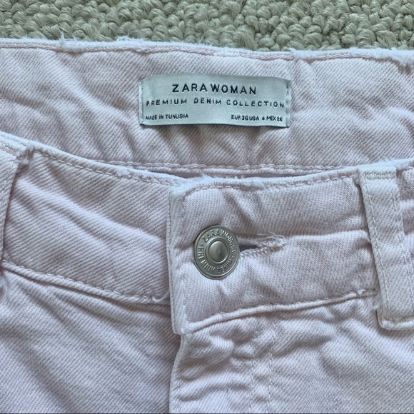 Zara Slim Boyfriend Jean Light Pink - Picture 5 of 6